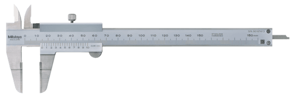 Image of vernier blade caliper 0-150mm,0,05mm, metric .