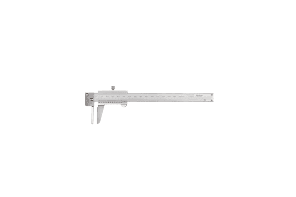 Image of vernier tube thickness caliper 0-150mm,0,05mm, metric .