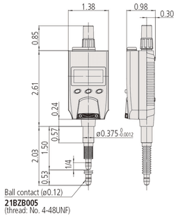 Technical Image of digital indicator id-n, ip66, ansi/agd inch/metric,0,5",0,0005" .