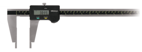 Image of digital abs caliper with nib style jaws 0-450mm .