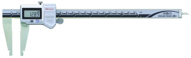Image of digital abs caliper, nib style jaws ip67 inch/metric, 0-8"/0-200mm .