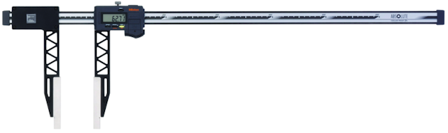 Image of digital abs carb. fibre caliper long jaw inch/metric, 0-24", ip66 .