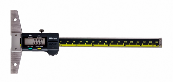 Image of digital abs depth gauge, inch/metric 0-6"/0-150mm .