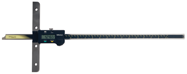 Image of digital abs depth gauge, inch/metric 0-18"/0-450mm .