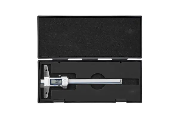 Image of digital abs depth gauge ip67, hook type inch/metric, 0-6"/0-150mm .