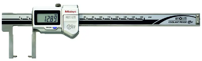 Image of digital abs neck point jaw caliper 0-150mm, ip67 .