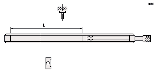 Image of holder for gauge blocks 5-100mm .