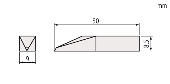 Image of scriber point for gauge blocks  .