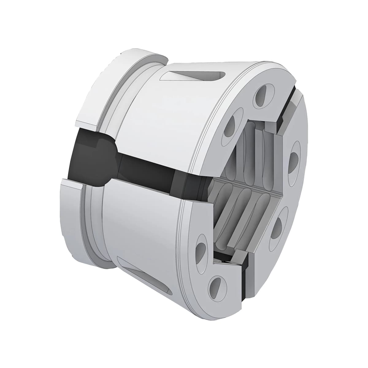 Size SK80 Clamping Head - Serrated Hexagon Collet - Hainbuch