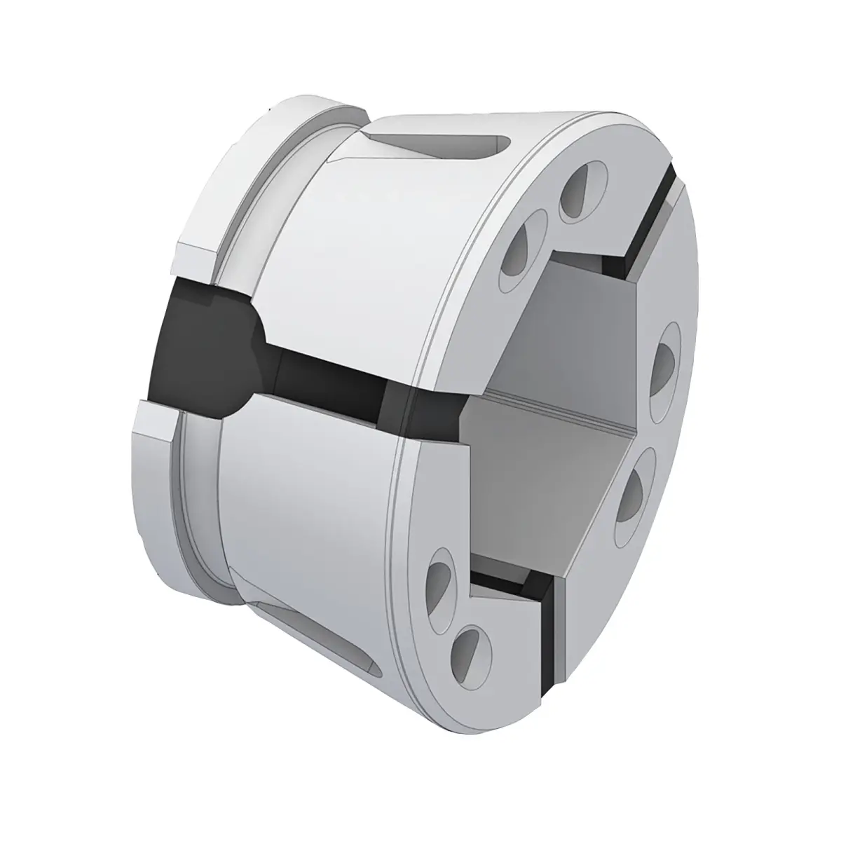Size SK80 Clamping Head - Smooth Hexagon Collet - Hainbuch
