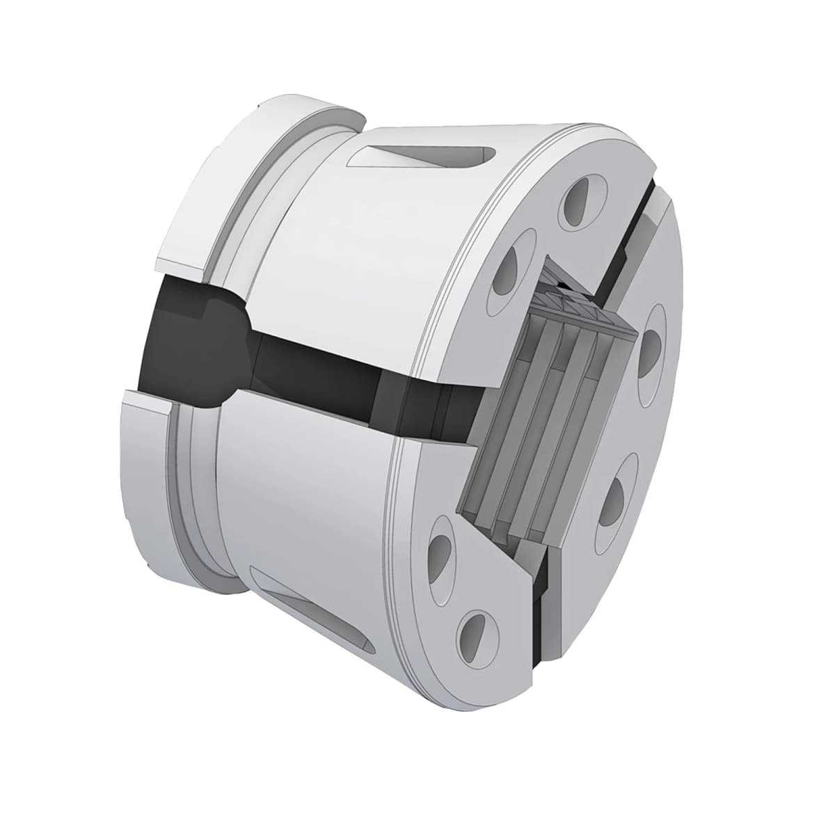 Size SK65 Clamping Head - Serrated Square Collet - Hainbuch