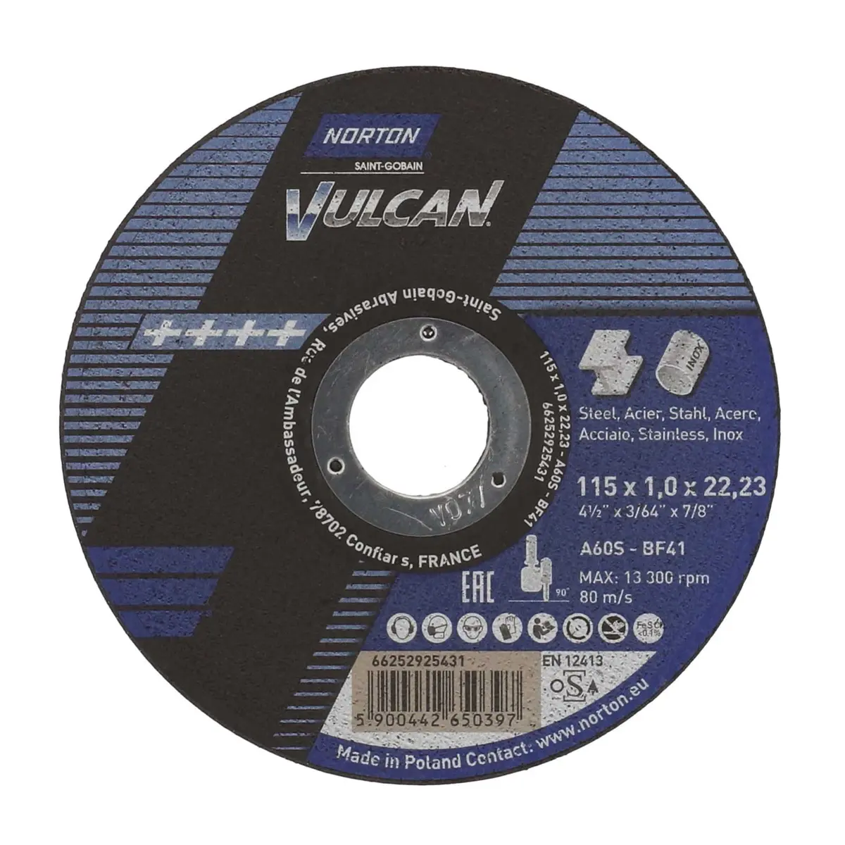 Norton Vulcan Cutting Discs