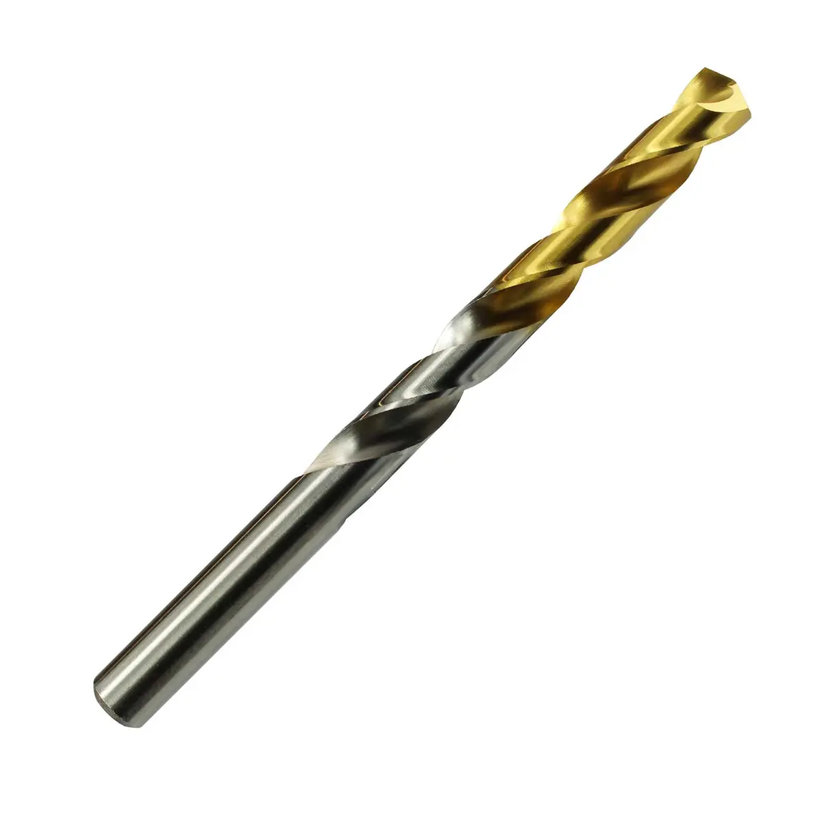 Image of HSS 8% cobalt tin coated jobber drill.