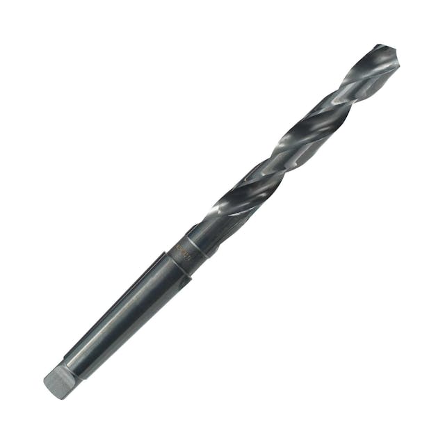 Image of steam tempered HSS morse taper shank drill.