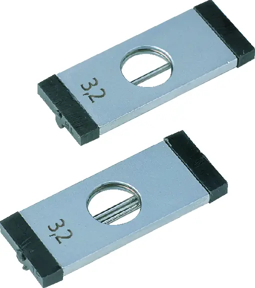 Image of 3-wire thread measuring d= 3,2mm for d= 6,35mm spindle .