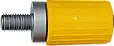 Image of color ratchet stop for analog micrometer 0-300 mm yellow .