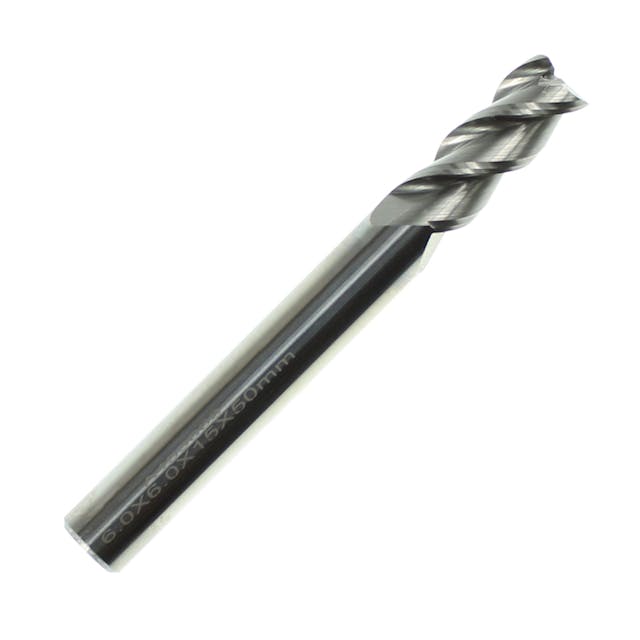 STARKE Ali-Mill A453 Series 3 Flute 45 Degree Solid Carbide End Mill for Machining Aluminium.