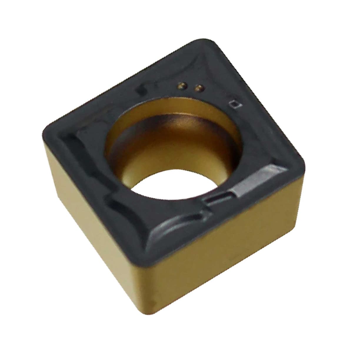 Image of CCMT09T308-KM P2501 positive insert for turning steel.