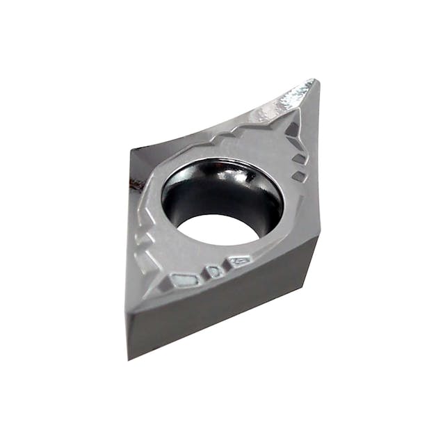 Image of DCGT11T304-AL N1001 positive insert for machining aluminium.