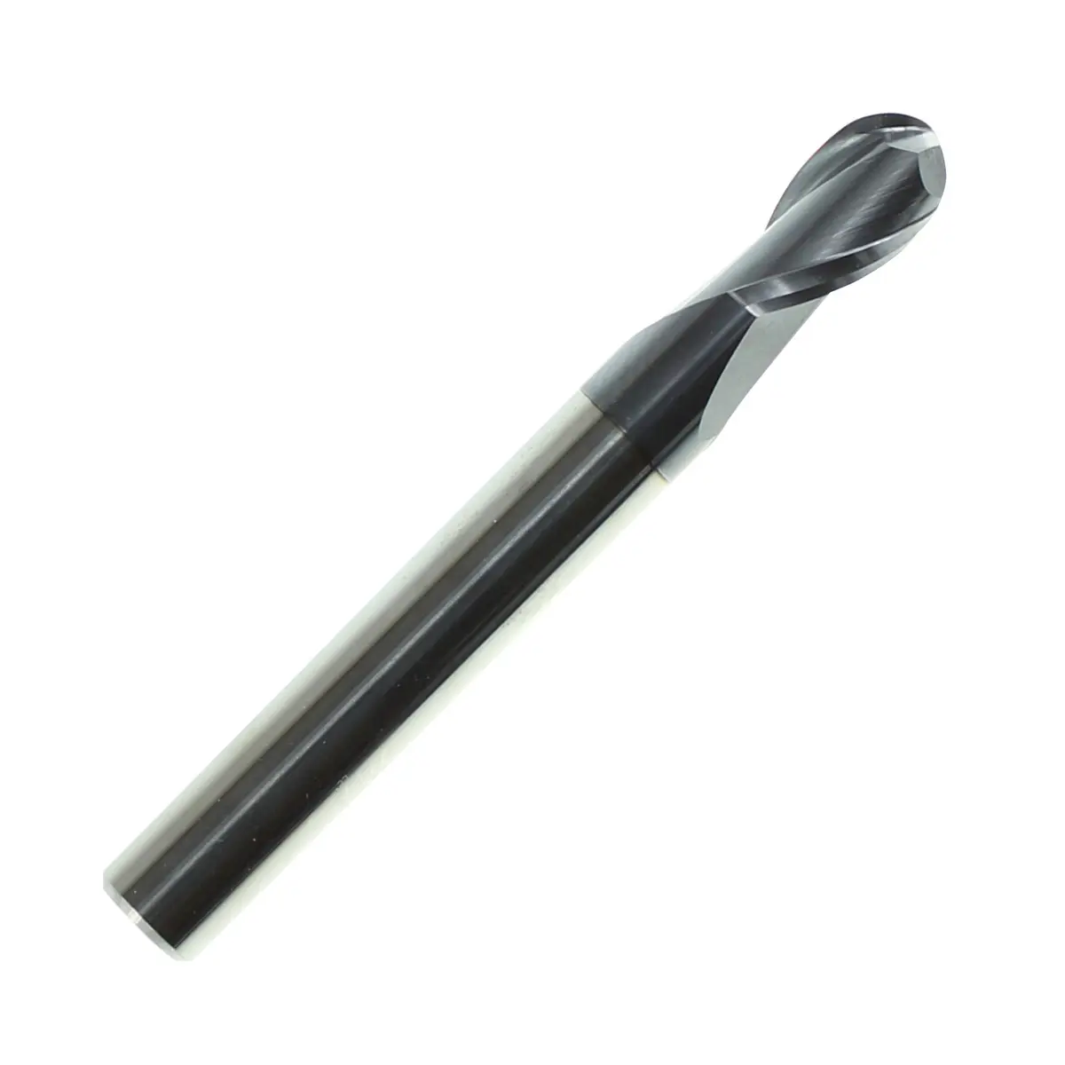 STARKE ECO-MILL Coated Carbide 2 Flute Ball Nose Slot Drill.