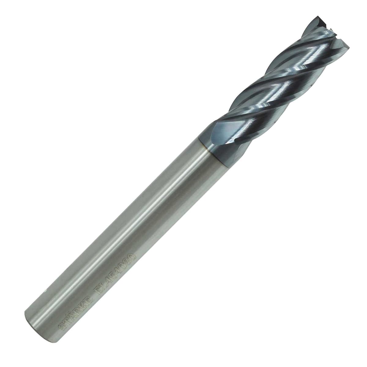 4 Flute Coated Carbide Long Series General Purpose End Mill (STARKE Eco-Mill)