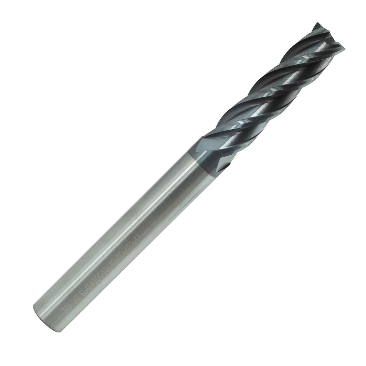 4 Flute Coated Carbide Long Series General Purpose End Mill (STARKE Eco-Mill)