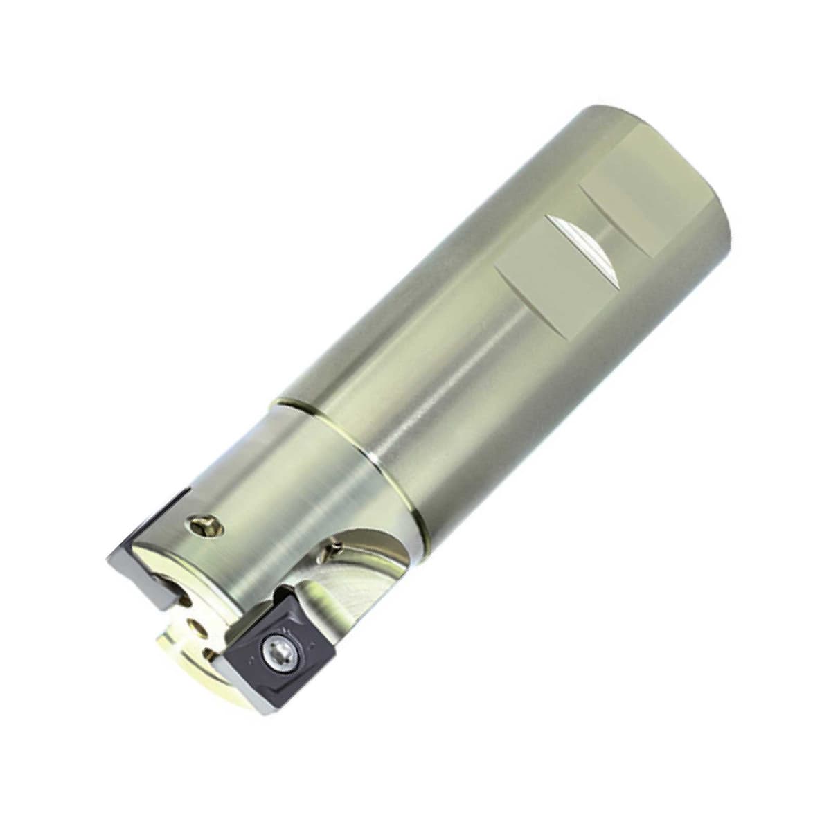 90° Indexable End Mill with Weldon Shank for Insert Style ANGX - ZCC-CT