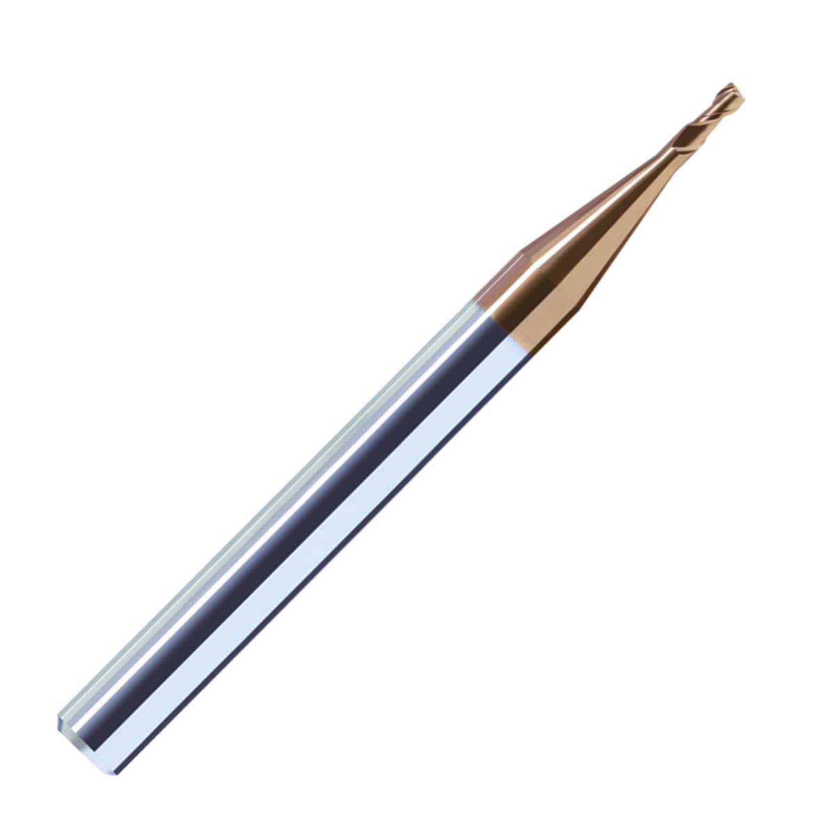 ZCC-CT HM-2E Series 2 Flute End Mill with Straight Shank for Hardened Steel Machining