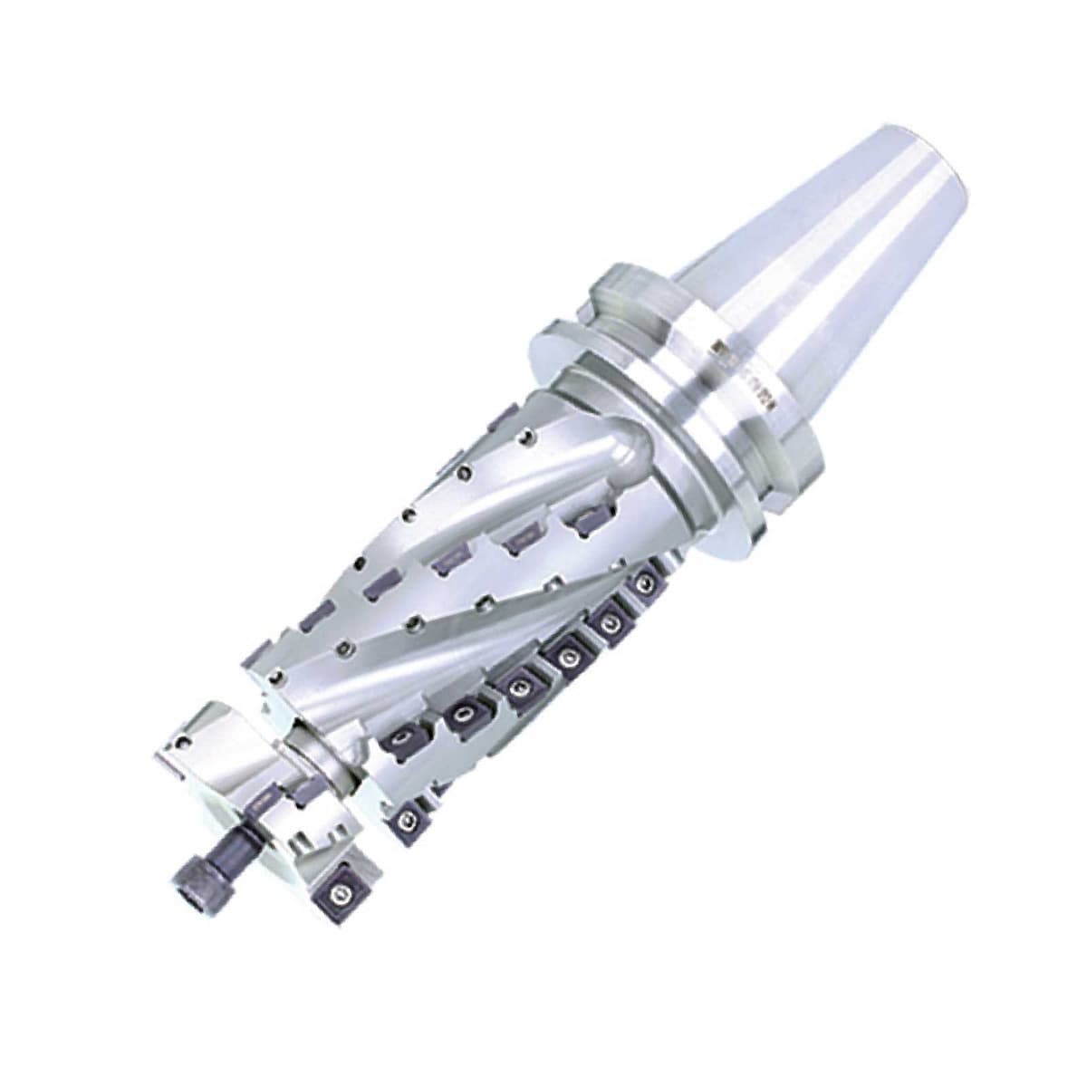 90° Indexable Helical Milling Bodies with BT/JT coupling and indexable head for Insert Style APKT/SPMT - ZCC-CT