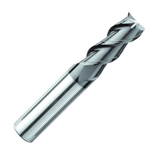 Max-Mill JEF Series Coated Carbide 3 Flute Square End Mill