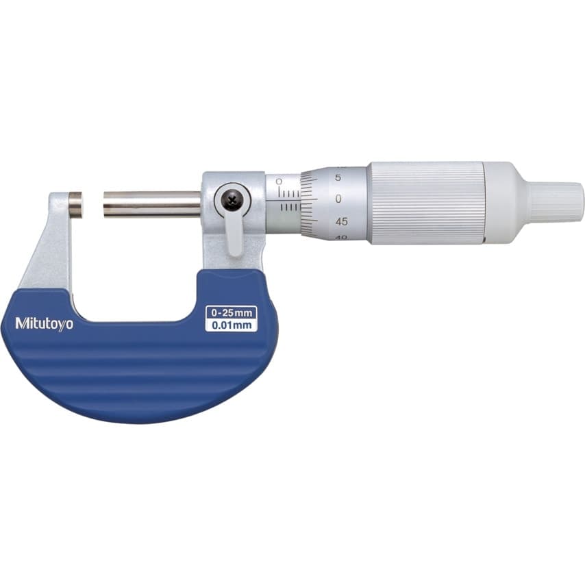 Ratchet Thimble Micrometer (Metric) - Mitutoyo 102 Series