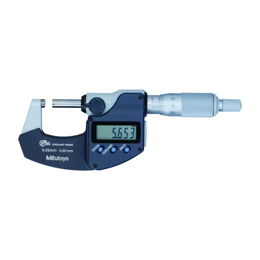 IP65 Digimatic Micrometer With SPC Data Output (Metric) - Mitutoyo 293 Series