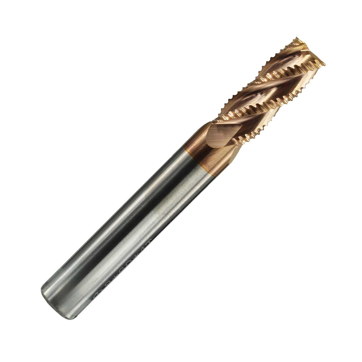 STARKE Coated Carbide 4 Flute Roughing End Mill