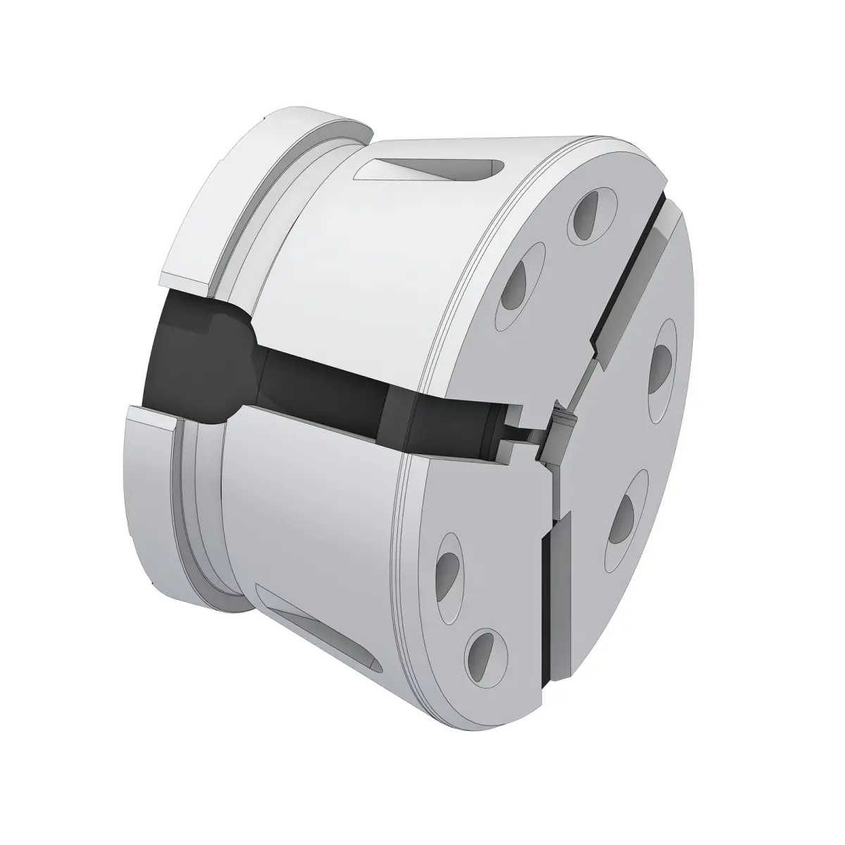 Size SK52 Clamping Head - Smooth Square Collet - Hainbuch