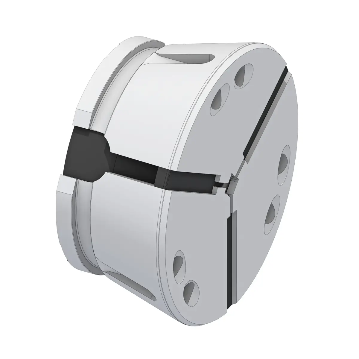 Size SK80 Clamping Head - Smooth Square Collet - Hainbuch