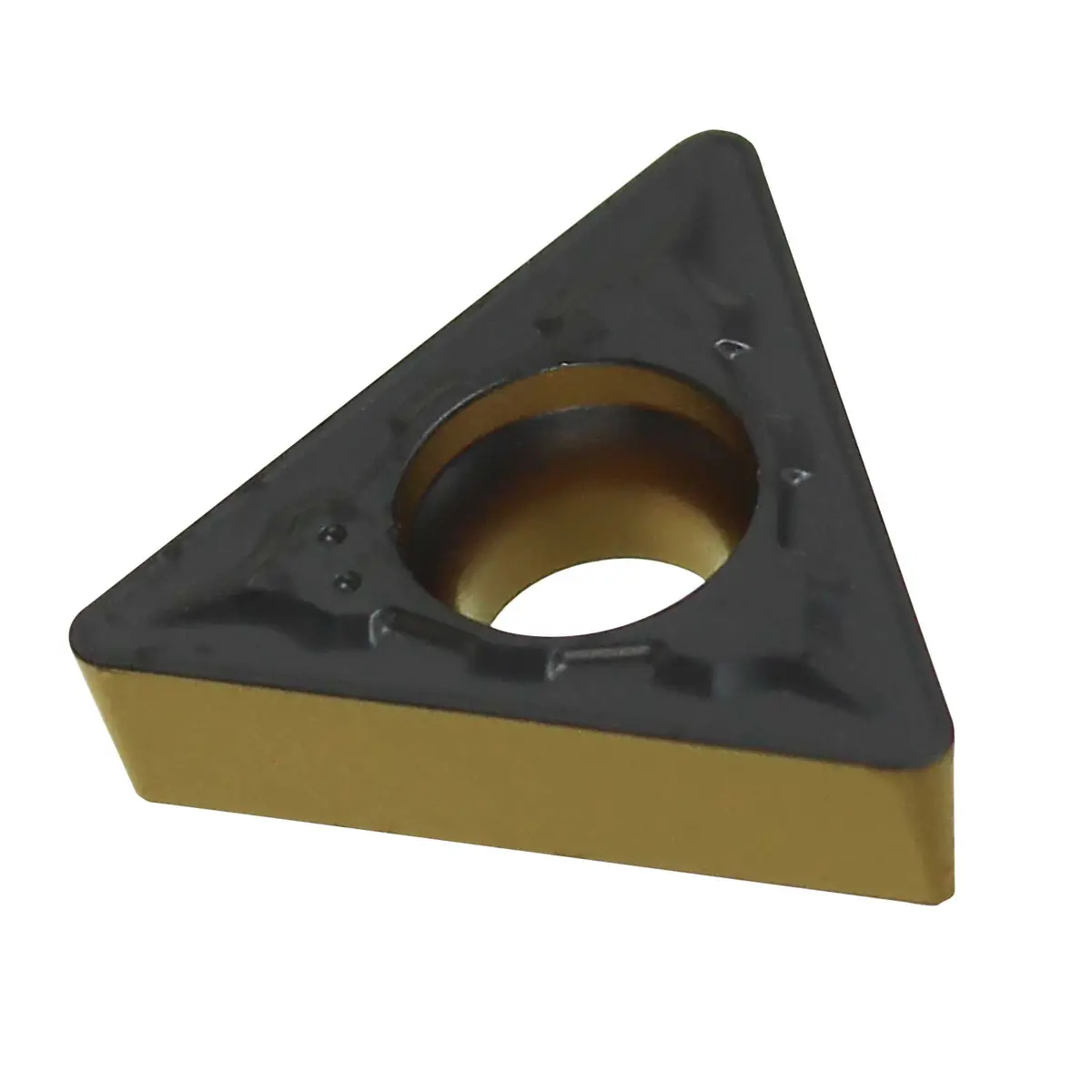 Image of TCMT16T308-KM P2501 positive insert for turning steel.