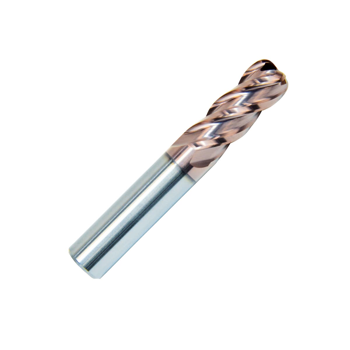ZCC-CT TM-4R Series 4 Flute KMS405 Coated Carbide Corner Radius End Mill for Titanium & Heat-Resistant Alloy Machining
