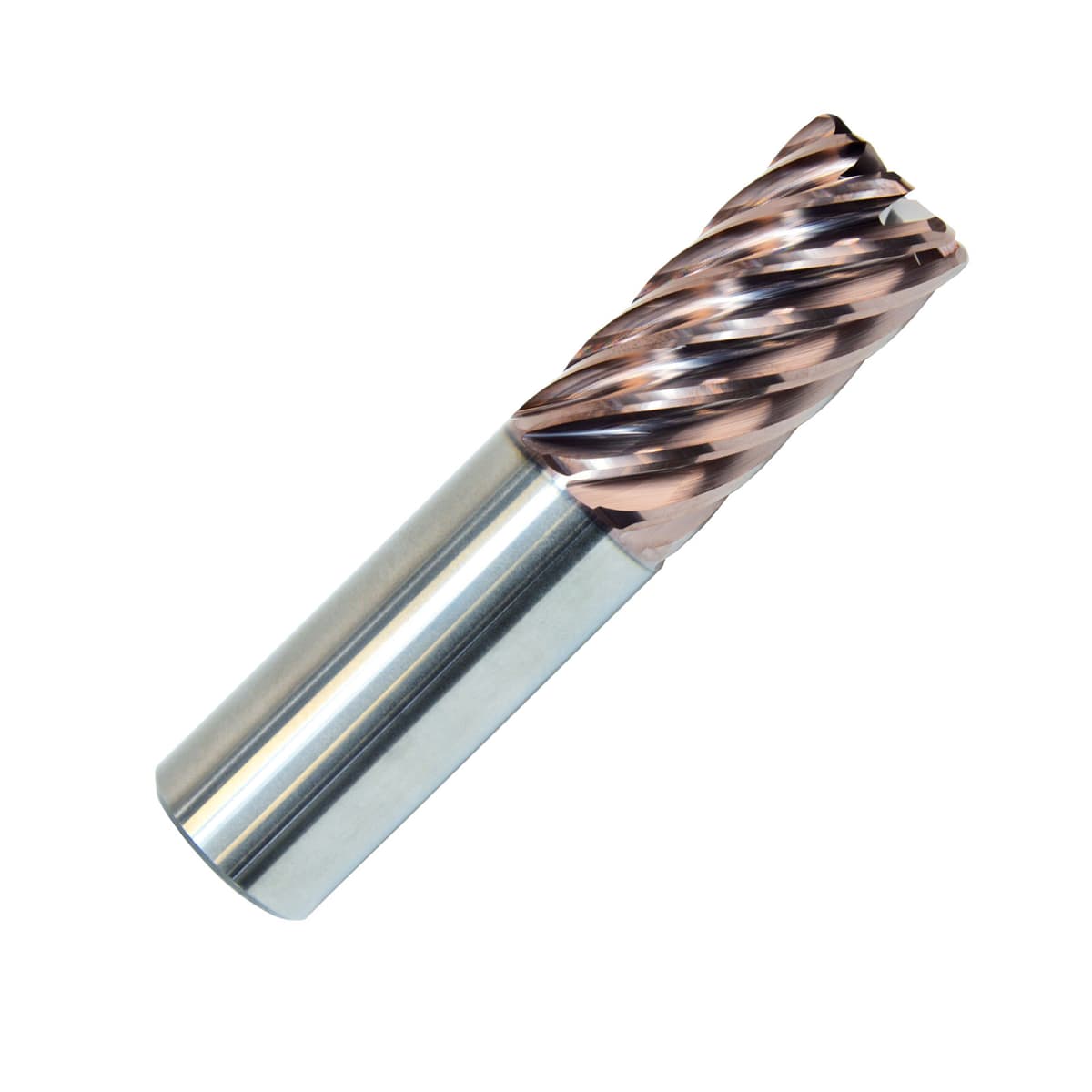 ZCC-CT TM-9R Series 9 Flute KMS405 Coated Carbide Corner Radius End Mill for Titanium & Heat-Resistant Alloy Machining