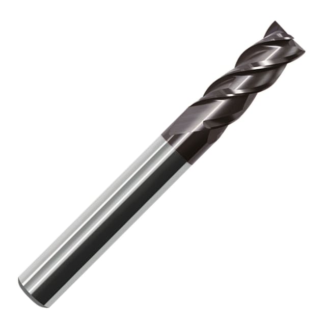 ZCC-CT UM-4R 4 Flute Corner Radius AlCrN Coated High Performance Variable Helix Solid Carbide End Mill