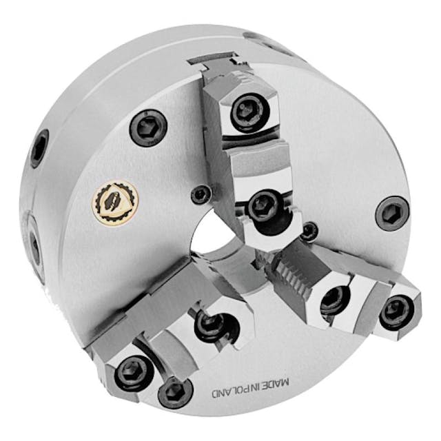 Bison 3575-P Premium 3-Jaw Steel Self-Centring Flexible (Front/Rear) Mounting Scroll Chuck