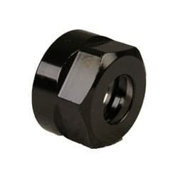 ER11 Hexagon Locknut for use with ER11 Hex-Nut Collet Chucks