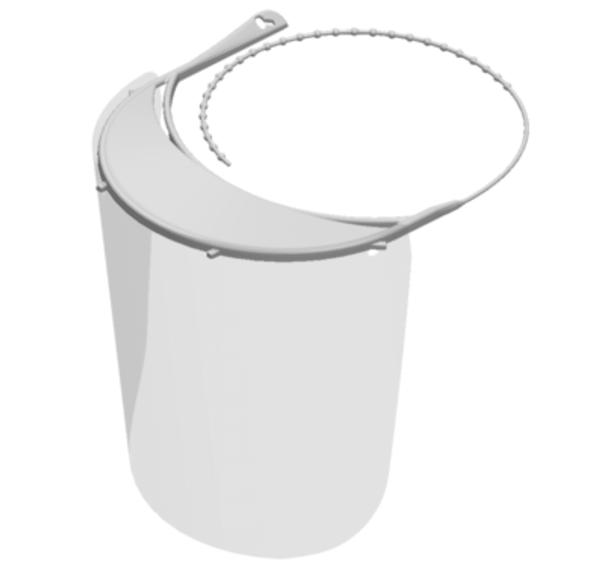 Hero Shield - Lightweight, Low Cost Medical Face Shields (Supplied in packs of 5)