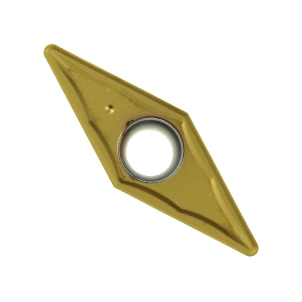 VCMT Positive Turning Insert with KF Finishing Chipbreaker (KA9000 Universal Grade)