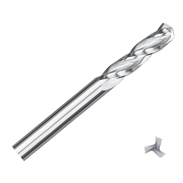 ZCC-CT 1165PA03 PA Series 3 Flute Solid Coated Carbide Twist Drill Aluminium Drilling - 3xD Stub Drill.