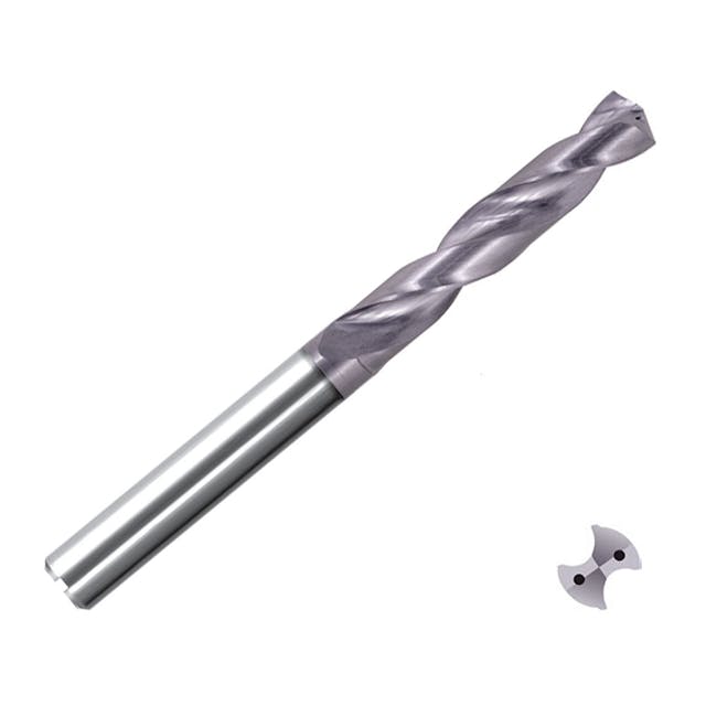 ZCC-CT 1538SU08C SU Series Solid Coated Carbide Through Coolant Twist Drill for General Purpose Drilling - 8xD Long Series.