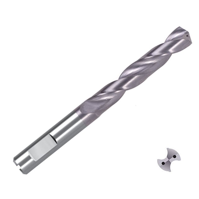 ZCC-CT 1636ST05C ST Series Solid Coated Carbide Through Coolant Twist Drill for Steel, Stainless Steel & Heat-Resistant-Alloy Drilling - 5xD