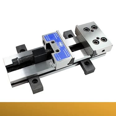 Machine vice image with link to workholding category page.