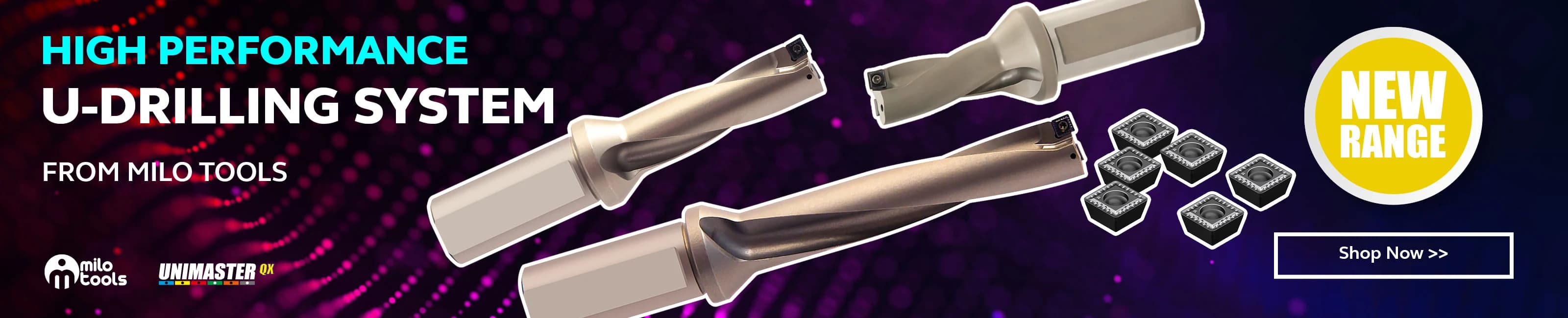 Click to view our range of U-drill holders and inserts.