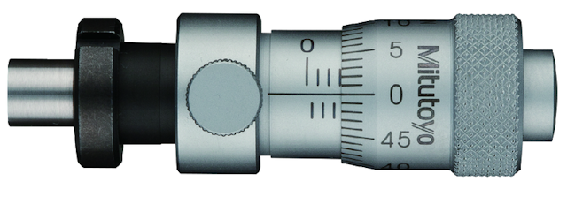 Image of micrometer head locking screw type 0-6,5mm, clamp nut .