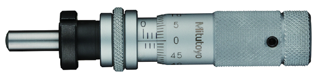 Image of micrometer head zero adjustable 0-13mm, clamp nut, spi. lock, sph. spi. .